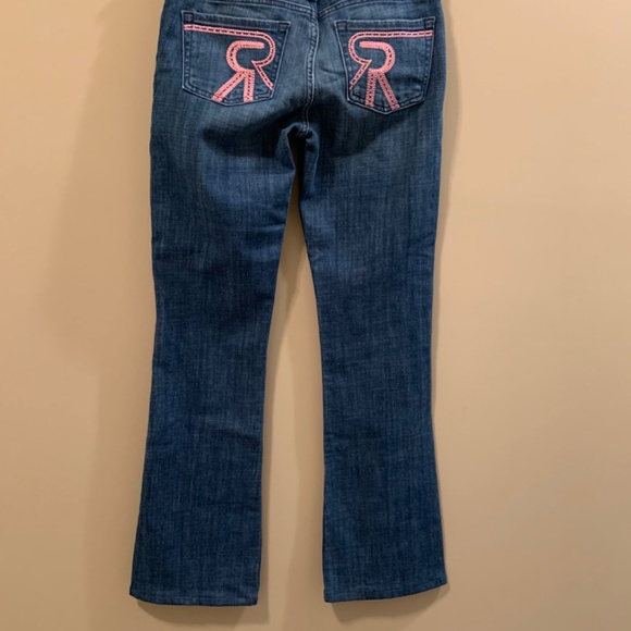 Rock & Republic Kasandra Rhinestone  Bootcut  Low Rise Jeans - size 26 - Picture 7 of 8